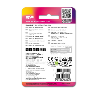 Logo trade advertising products picture of: Pendrive Silicon Power Marvel - M02 3.2 16GB